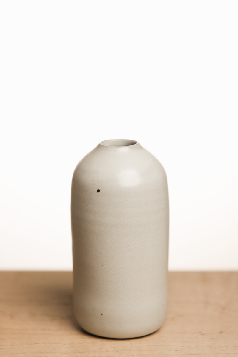 White ceramic vase