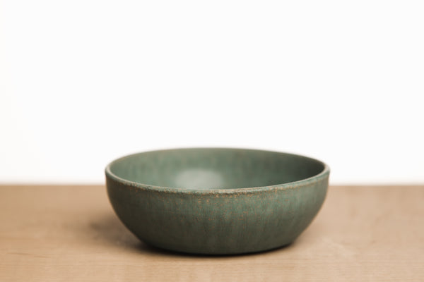 Turquoise ceramic bowl