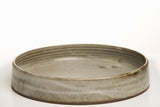 Large white cylinder ceramic bowl